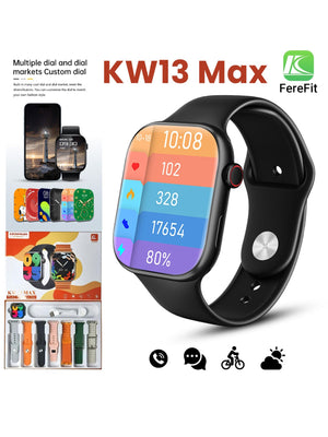 Kw13 Max 2.2 Inch Full Touch Screen 7 Straps Bt Calling Compatible System Android 5.0 Or Ios9.0 With Fere Fit App-BE1869/BR14037