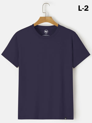 47 Single Jersey Crew Neck Tee Shirt For Men-SP2993