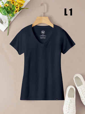 47 Summer V Neck T Shirt For Women-BE1715