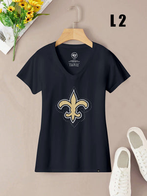 47 Summer V Neck T Shirt For Women-BE1715