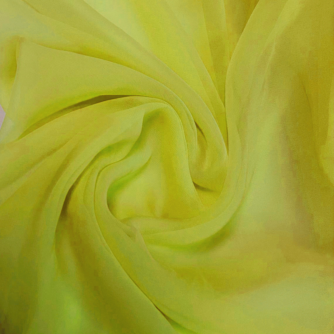 Imported Net Dupatta- Lemon