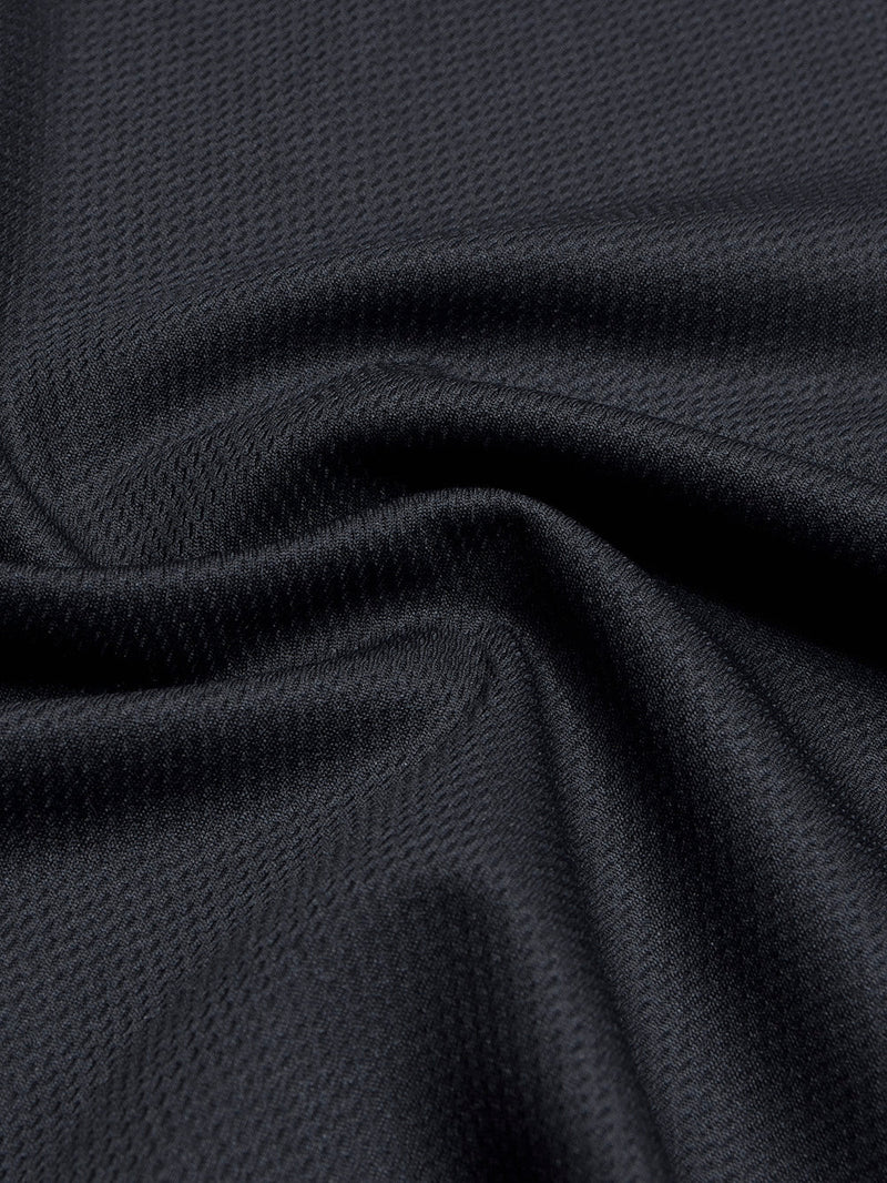 LV Summer Dry Fit Polo Shirt For Men-Dark Navy with Red & White Stripe-BE1310/BR13555