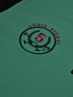 LV Summer Polo Shirt For Men-Cyan Green & Dark Navy-BE858/BR13096