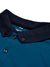LV Summer Polo Shirt For Men-Dark Cyan Blue with Navy-BE715