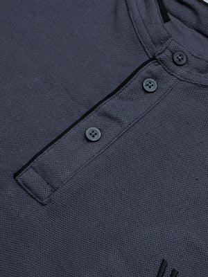 LV Summer Polo Shirt For Men-Dark Slate Blue-BE785/BR13032