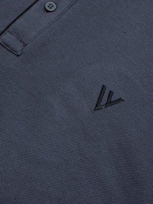 LV Summer Polo Shirt For Men-Dark Slate Blue-BE785/BR13032