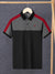 LV Summer Polo Shirt For Men-Grey Melange with Black-BE796/BE13038