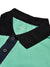 LV Summer Polo Shirt For Men-Light Green & Dark Navy-BE851