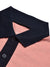 LV Summer Polo Shirt For Men-Light Orange Melange & Dark Navy-BE852