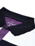 LV Summer Polo Shirt For Men-Purple Melange Navy & White Panel-BE834