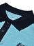 LV Summer Polo Shirt For Men-Sky Melange & Dark Navy-BE865