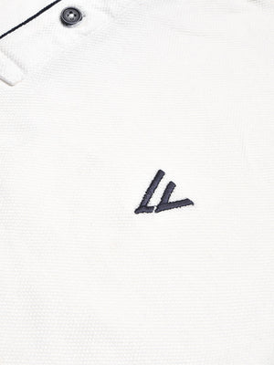 LV Summer Polo Shirt For Men-White-BE747/BR12996