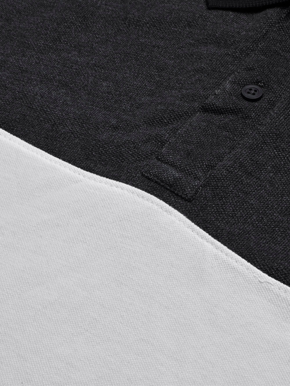 LV Summer Polo Shirt For Men-White with Charcoal-BE818/BR13058