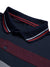 LV Summer Single Jersey Polo Shirt For Men-Navy with Grey & Maroon Panels-BE1805/BR13959