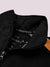 Louis Vicaci Fleece Zipper Tracksuit For Ladies Black with Yellow Stripe-SP289