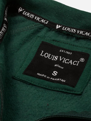 Louis Vicaci Fleece Zipper Tracksuit For Men Spring Green-SP278
