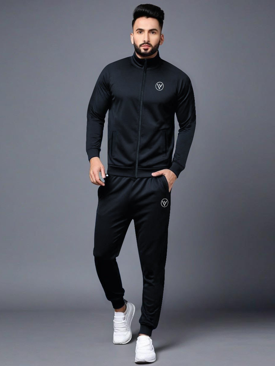 Louis Vicaci Active Wear Stylish Tracksuit For Men-Dark Navy-BE2854/BR14742