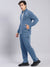 Louis Vicaci Fleece Zipper Tracksuit For Men Dark Bond Blue-SP285