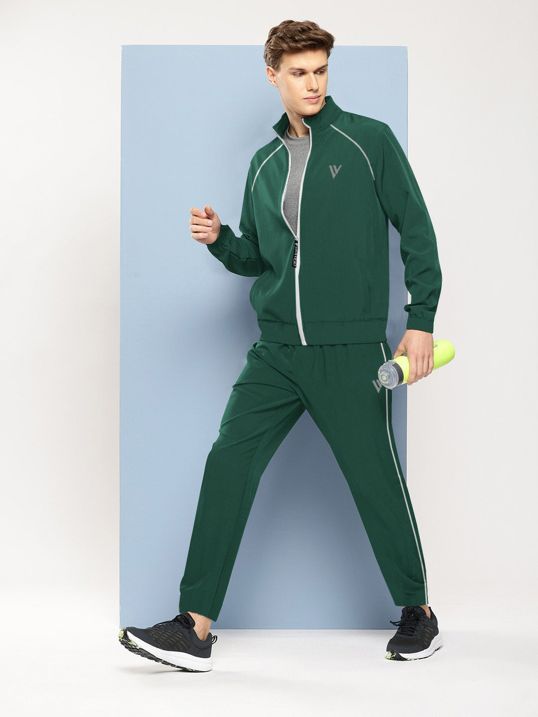 Green mens tracksuit best sale