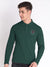 Louis Vicaci Long Sleeve P.Q Polo Shirt For Men-Dark Green-BE997