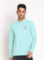 Louis Vicaci Long Sleeve P.Q Polo Shirt For Men-Ice Blue-BE1179