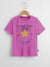 Louis Vicaci Single Jersey Tee Shirt For Kids-Magenta-BE843/BR13082
