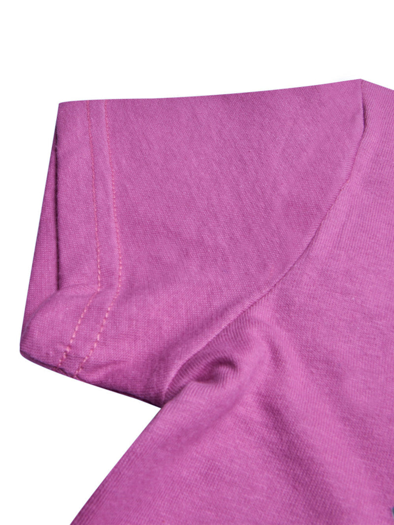 Louis Vicaci Single Jersey Tee Shirt For Kids-Magenta-BE843/BR13082