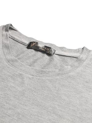 Louis Vicaci Summer T Shirt For Men-Grey Melange-BE1703/BR13915