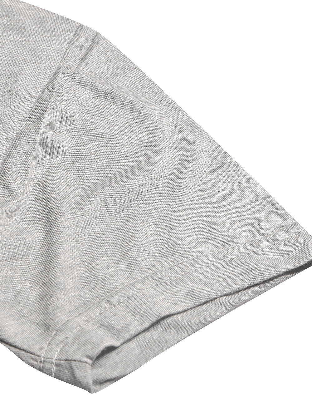 Louis Vicaci Summer T Shirt For Men-Grey Melange-BE1703/BR13915