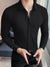 Louis Vicaci Super Stretchy Slim Fit Lycra Casual Shirt For Men-Dark Chocolate Brown-BE3049