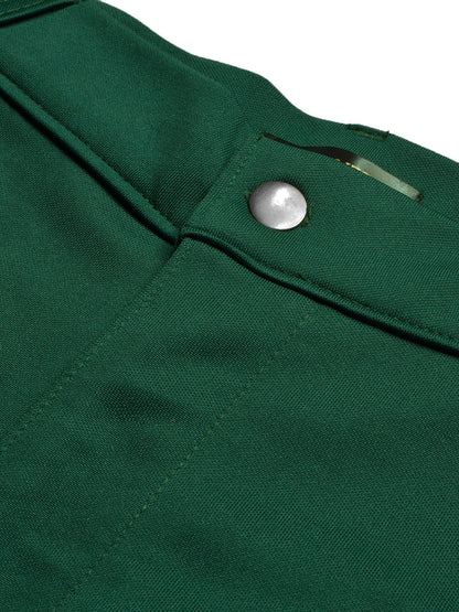 Louis Vicaci Interlock Stretchy Slim Fit Pent For Men-Dark Green-BE1024/BR13259