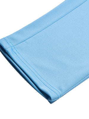 Louis Vicaci Interlock Stretchy Slim Fit Lycra Pent For Men-Sky Blue-BE1022/BR13257