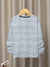 Loungewear Long Sleeve T Shirt For Kids-Grey With Melange-BE1155