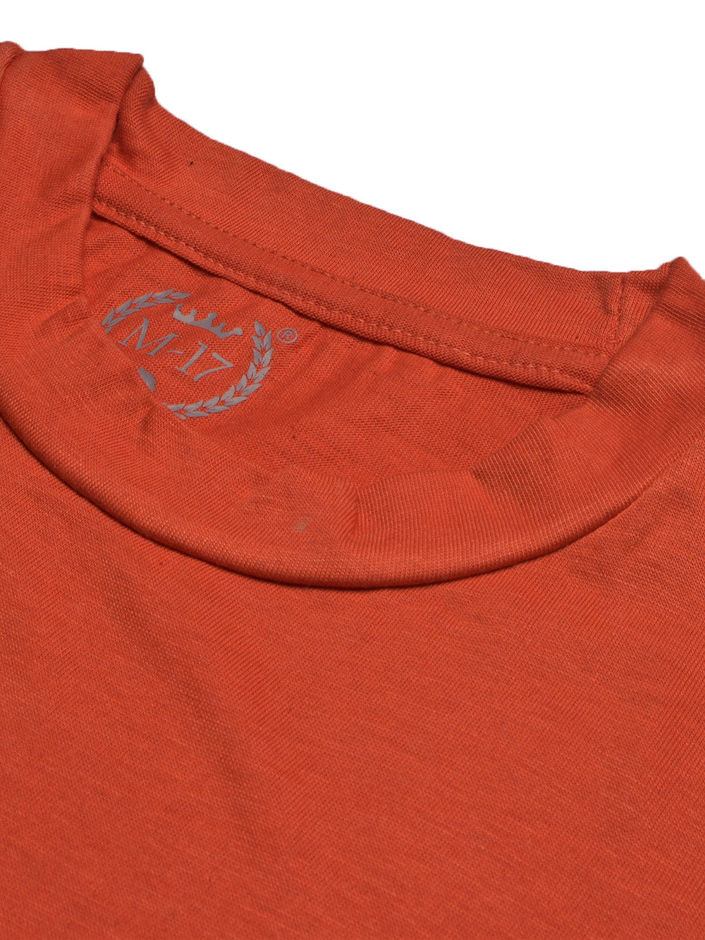 M-17 Crew Neck Tee Shirt For Ladies-Dark Orange-BE1059/BR13293