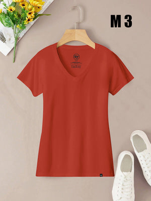 47 Summer V Neck T Shirt For Women-BE1716