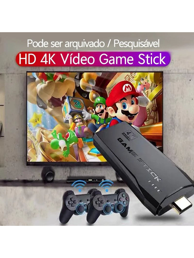 M8 HDMI Game Stick Lite Console 2.4G Wireless Controllers 4K Video Game Retro Box-BE2123/BR14236