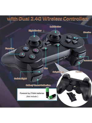 M8 HDMI Game Stick Lite Console 2.4G Wireless Controllers 4K Video Game Retro Box-BE2123/BR14236