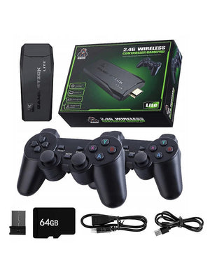 M8 HDMI Game Stick Lite Console 2.4G Wireless Controllers 4K Video Game Retro Box-BE2123/BR14236