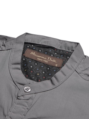 MD Premium Casual Shirt For Men-Dark Grey-BE1407