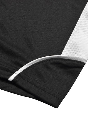 MPS Cloke Sleeveless Active Wear T Shirt For Men-Black & White-BE1354/BR13596