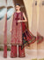 Maria B. Digital Printed Lawn Unstitched 3 Pcs Suit For Women-BE3147/BR15047