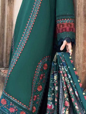 Maria B. Embroidered Lawn Unstitched 3 Pcs Suit For Women-BE3161/BR15061