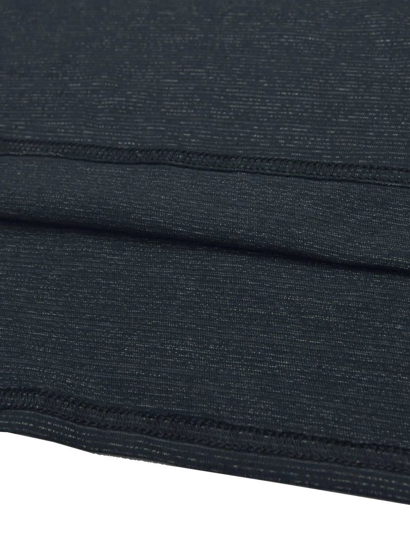 Maxx Crew Neck Long Sleeve Single Jersey Tee Shirt For Kids-Navy Melange-SP212