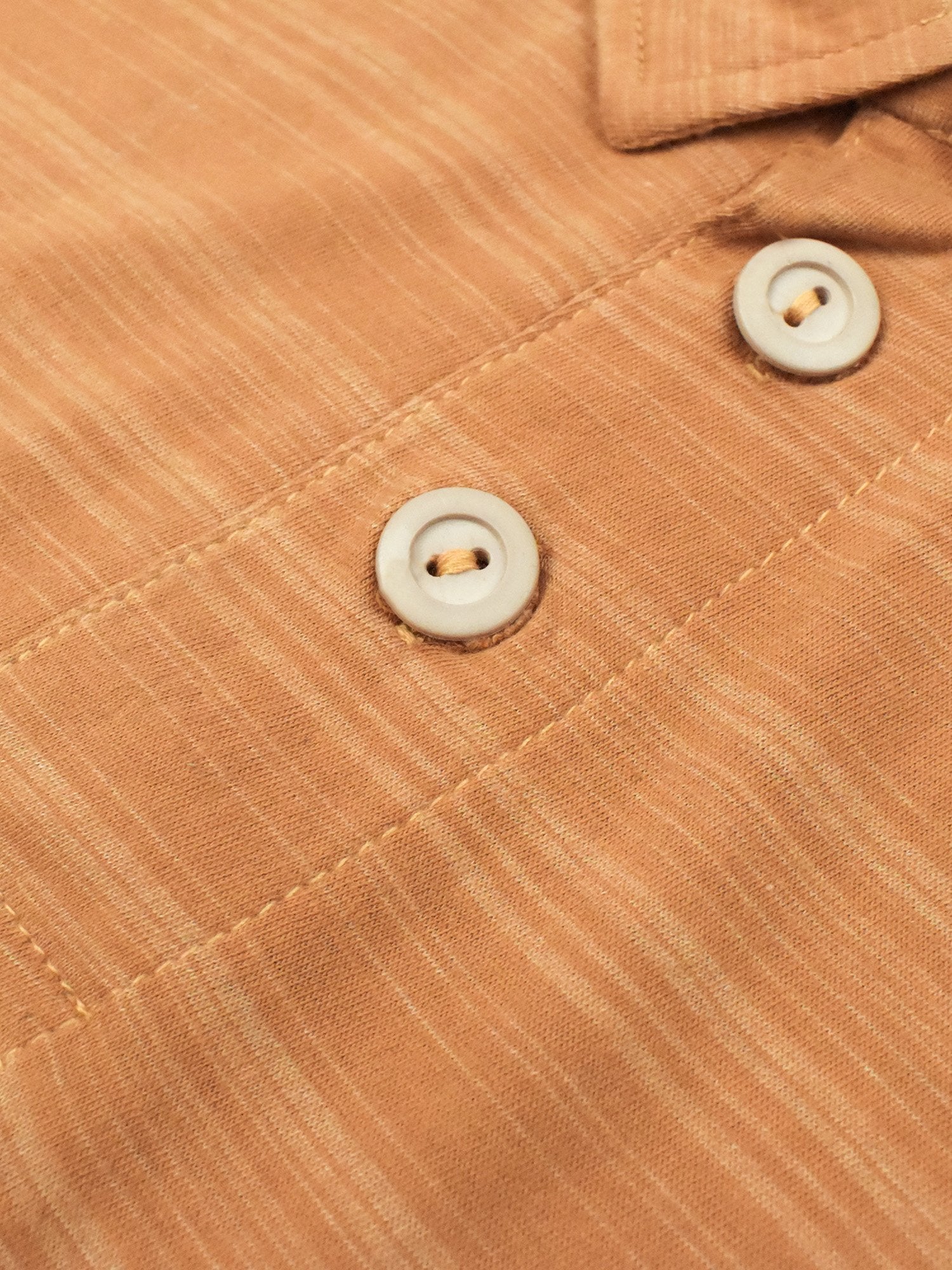 Louis Vicaci Long Sleeve Polo For Men-Orange with Lining-BR905