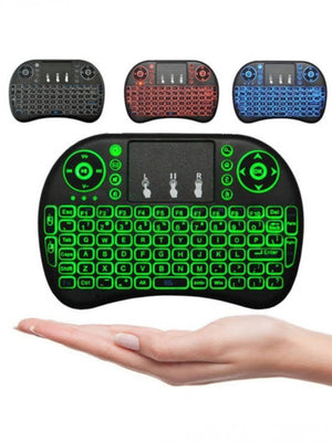 Mini TouchPad RF 500 Wireless With 3 Colour Backlit Keyboard Mouse-BE1974/BR1415