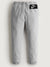 NK Fleece Gathering Bottom Trouser For Men-Grey Melange-BE2197/BR14319