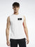NK Terry Fleece Sleeveless Sweatshirt For Men-White-SP707