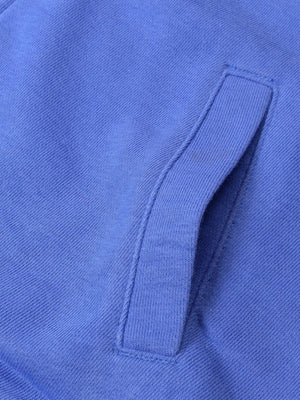 NK Terry Fleece Zipper Baseball Jacket For Men-Blue Sky-SP50