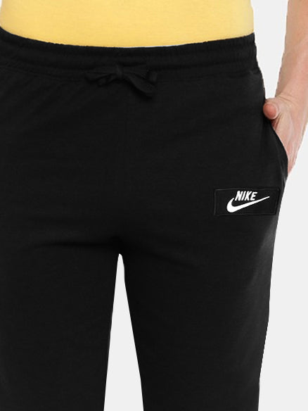 NK Fleece 3 Quarter Short For Men-Black-BE2790