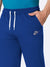 NK Fleece 3 Quarter Short For Men-Royal Blue-BE2802